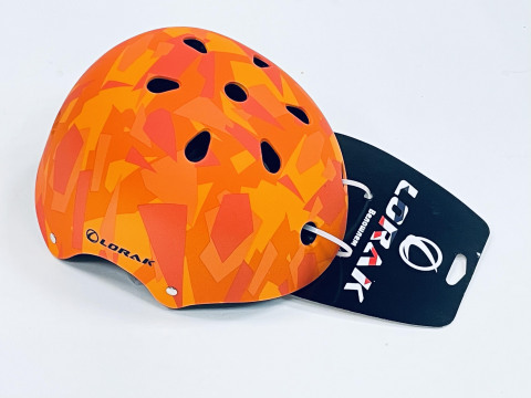 Шлем Lorak детский 41570 size S(53-55cm) Orange/Black, код 41570