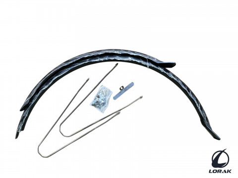 Крылья 28" металло-пластик/ширина 46 мм/комплект: переднее+заднее Lorak Road, код 41701