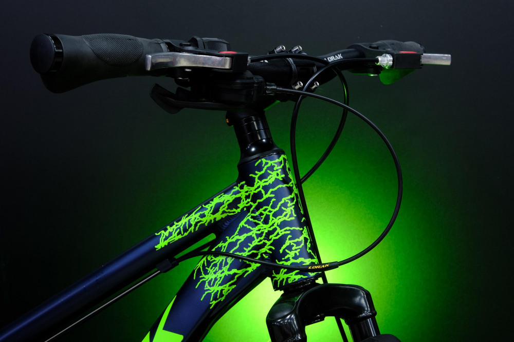 Lorak Shark 24 Black Матовый Синий/Зелёный