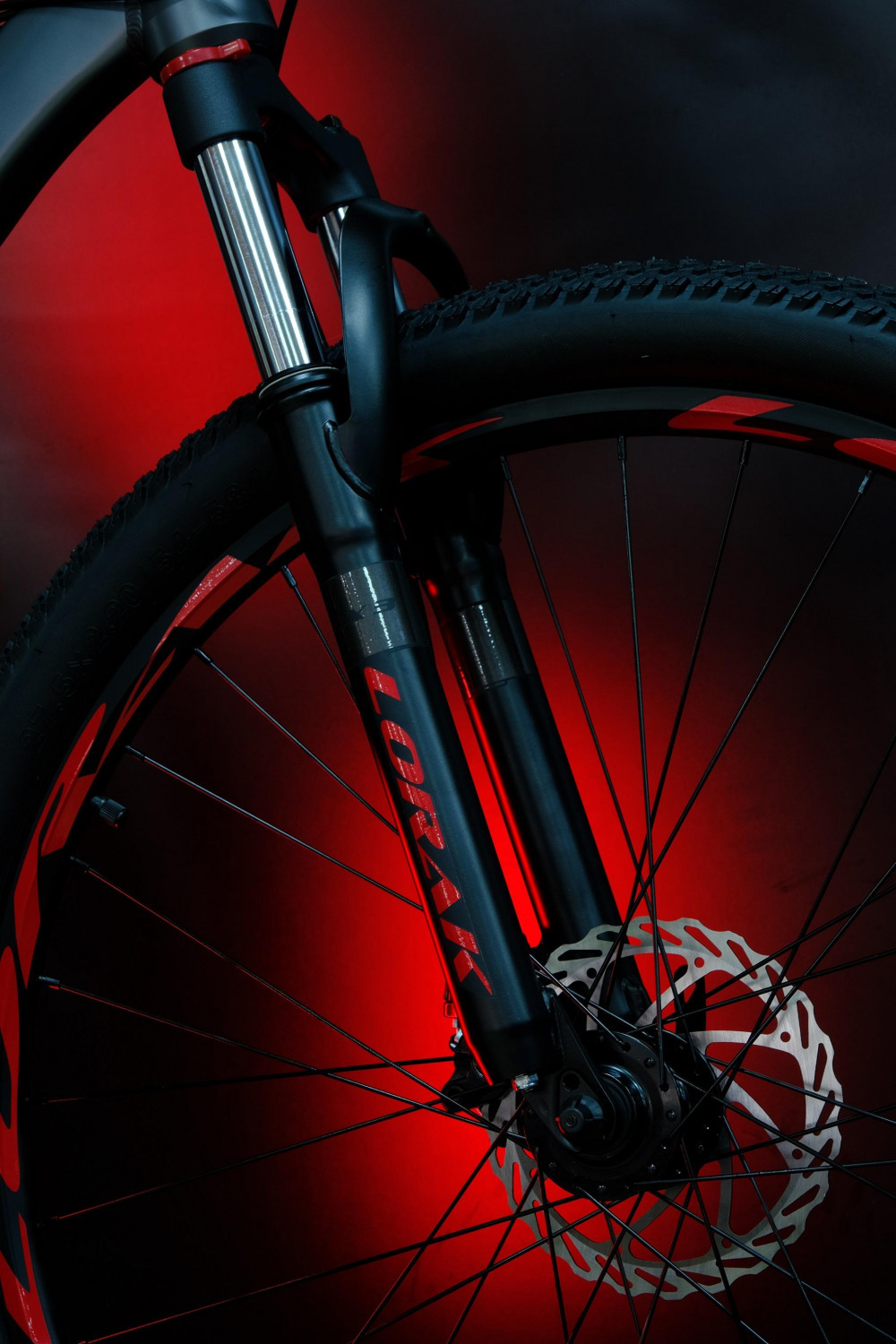 Lorak LX3 Матовый Серый/Красный рама 19 (на рост 171-182)