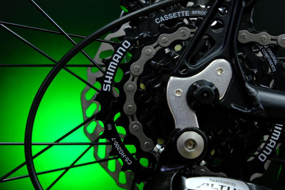 Lorak 2.0 Матовый Чёрный/Зелёный рама 19 (на рост 171-182) (27.5)